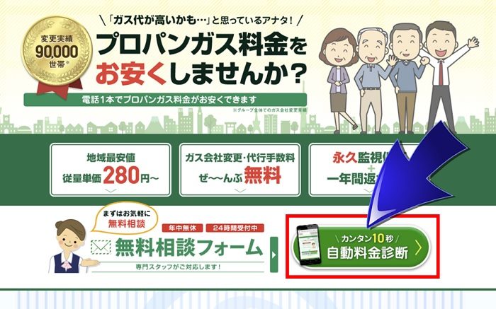 ガス屋の窓口