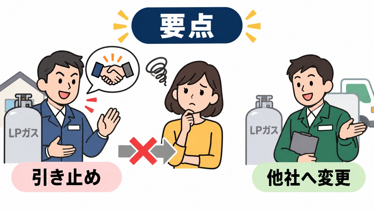 引き止めの線引き