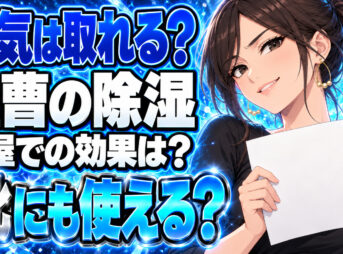 重曹で部屋の湿気取りを代用！乾燥剤を手作りして靴にも効果！について説明する女性