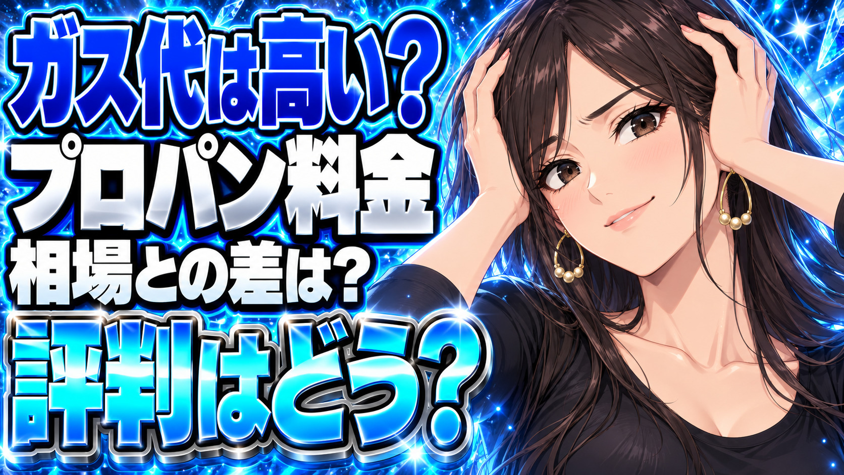 親和エルピーガスは高い？プロパンガス料金と口コミをチェックについて説明する女性