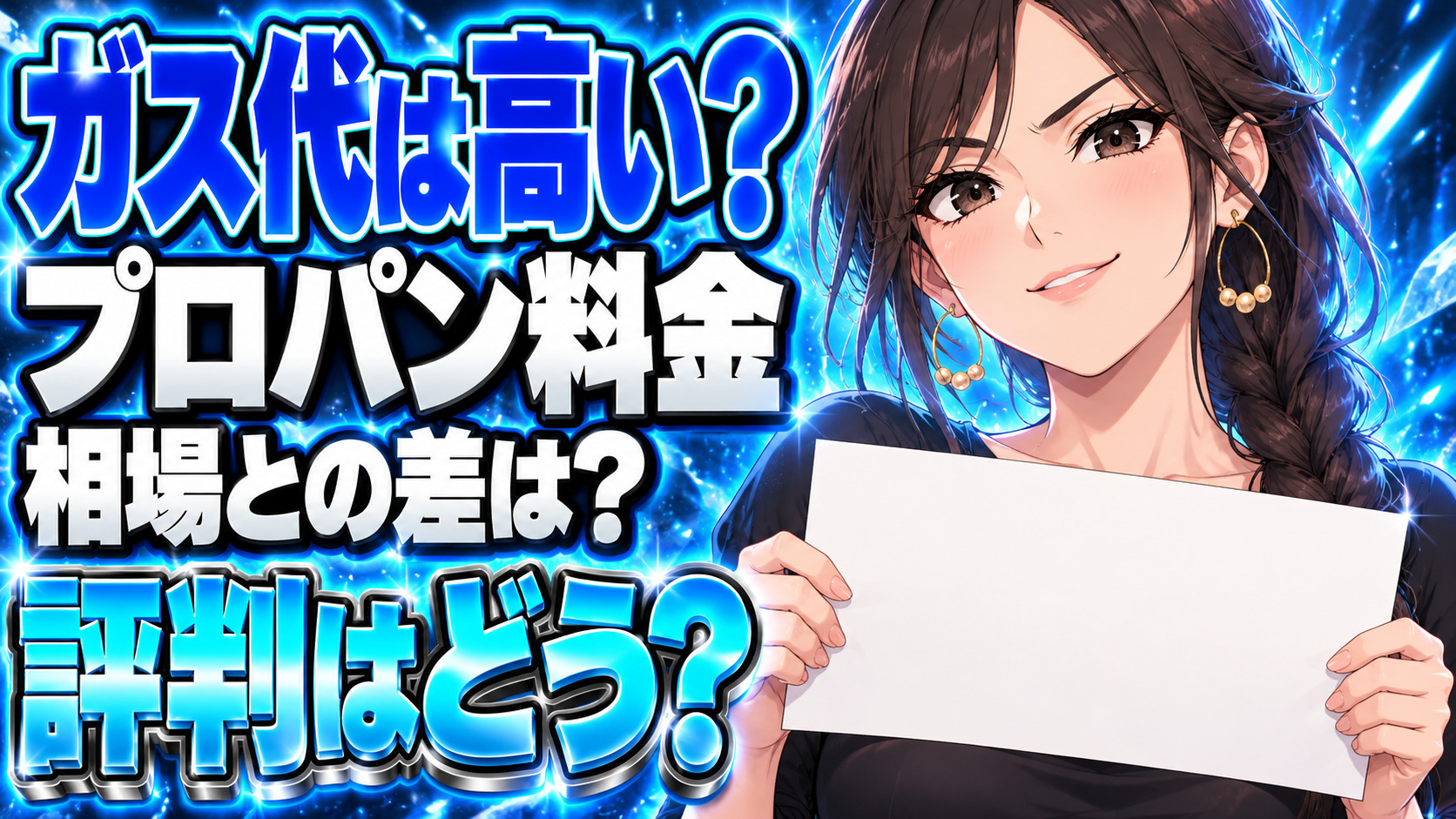 レモンガスのプロパン料金は高い？評判や口コミを確認してみた！について説明する女性