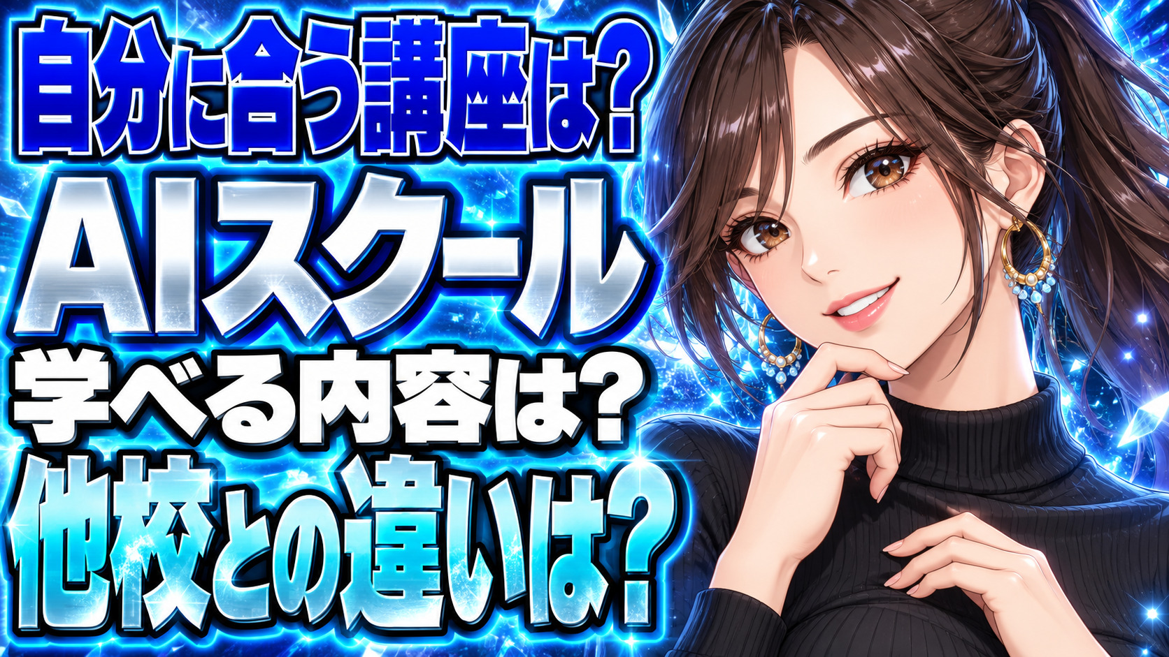 キカガクのメリットとデメリットとは？他のAIスクールと比較チェックについて説明する女性