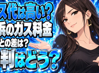 株式会社マルエイのプロパンガスは高い？横浜の単価と評判を調査について説明する女性