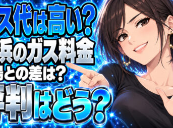 株式会社エコルガスのプロパンガスは高い？横浜エリアの単価と評判を調査について説明する女性