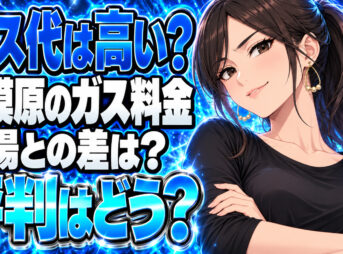 相北商事のプロパンガス料金は高い？相模原の単価と評判を調査について説明する女性