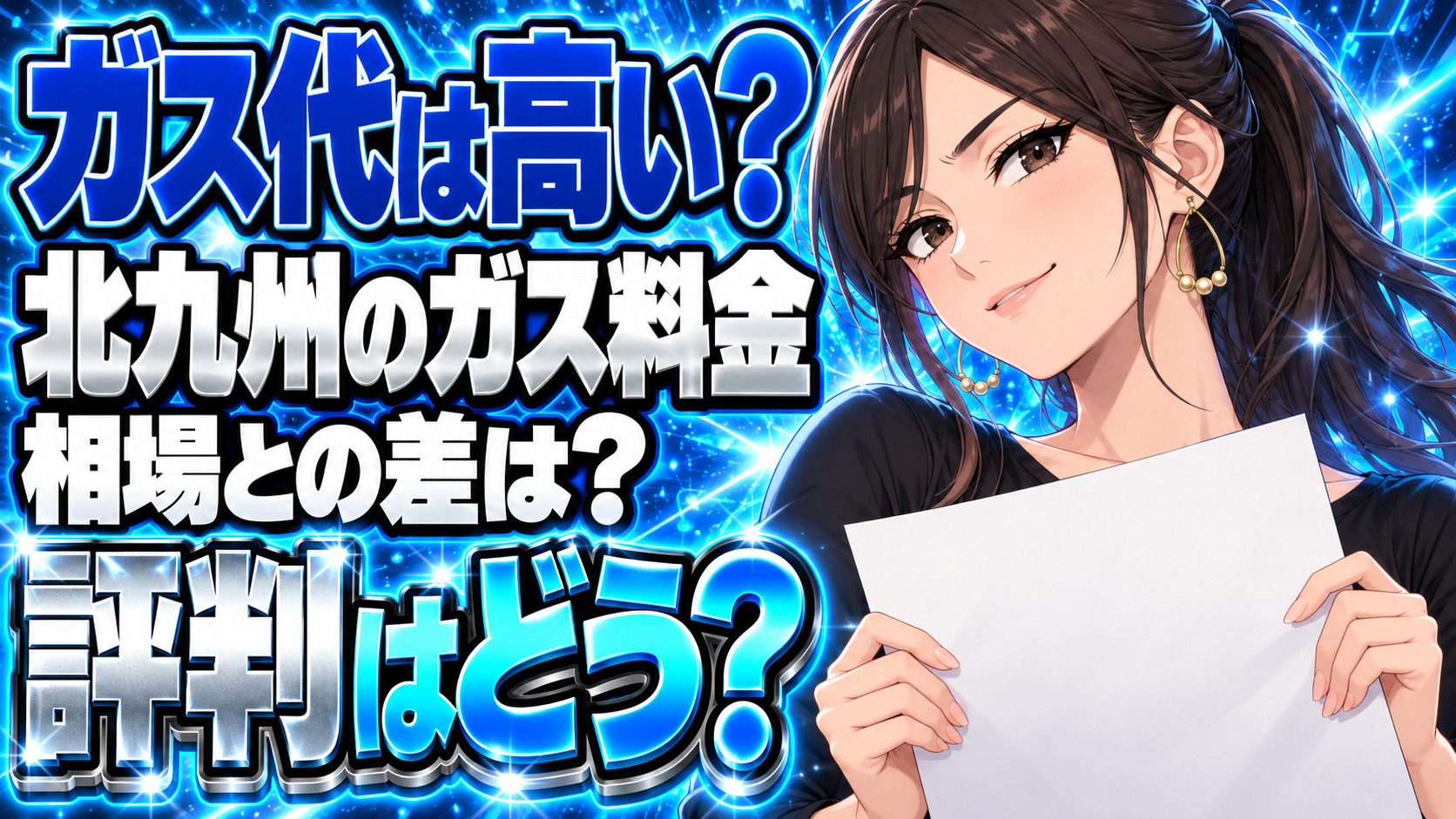 株式会社進藤のプロパンガス料金は高い？北九州市の単価と評判を調査について説明する女性