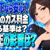 有限会社猫田商店（北九州市門司区）のガス料金。平均より安くても「適正価格」より年について説明する女性