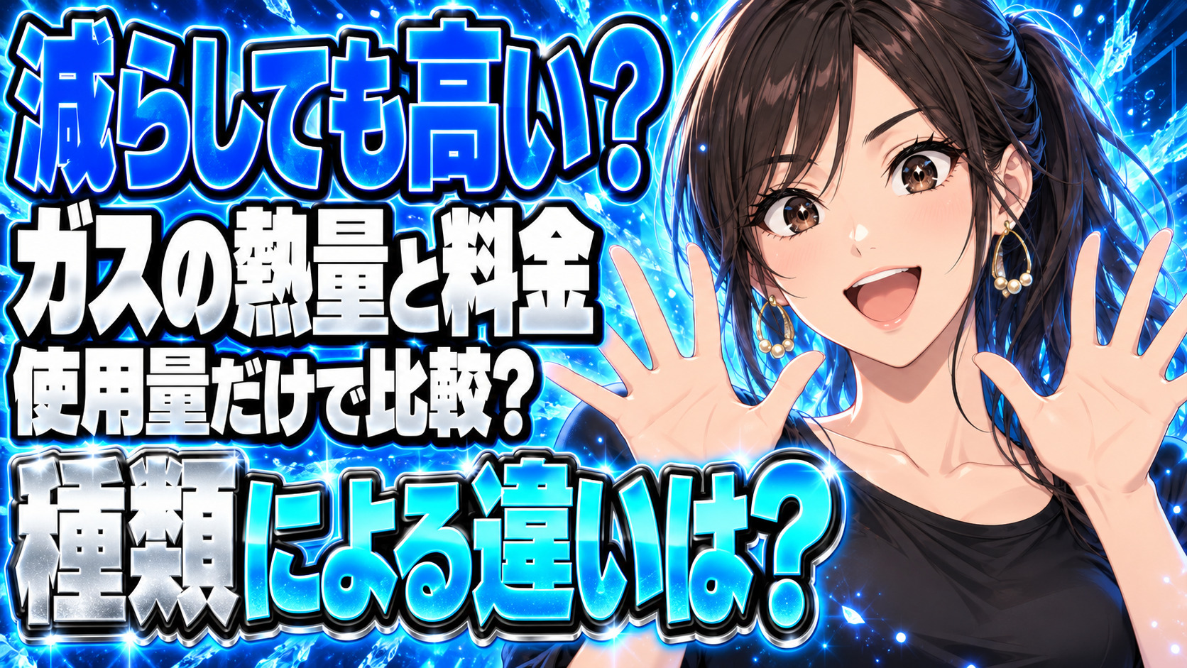 プロパンガス、m³減でも料金増？都市ガスとの熱量差は約2.2倍について説明する女性