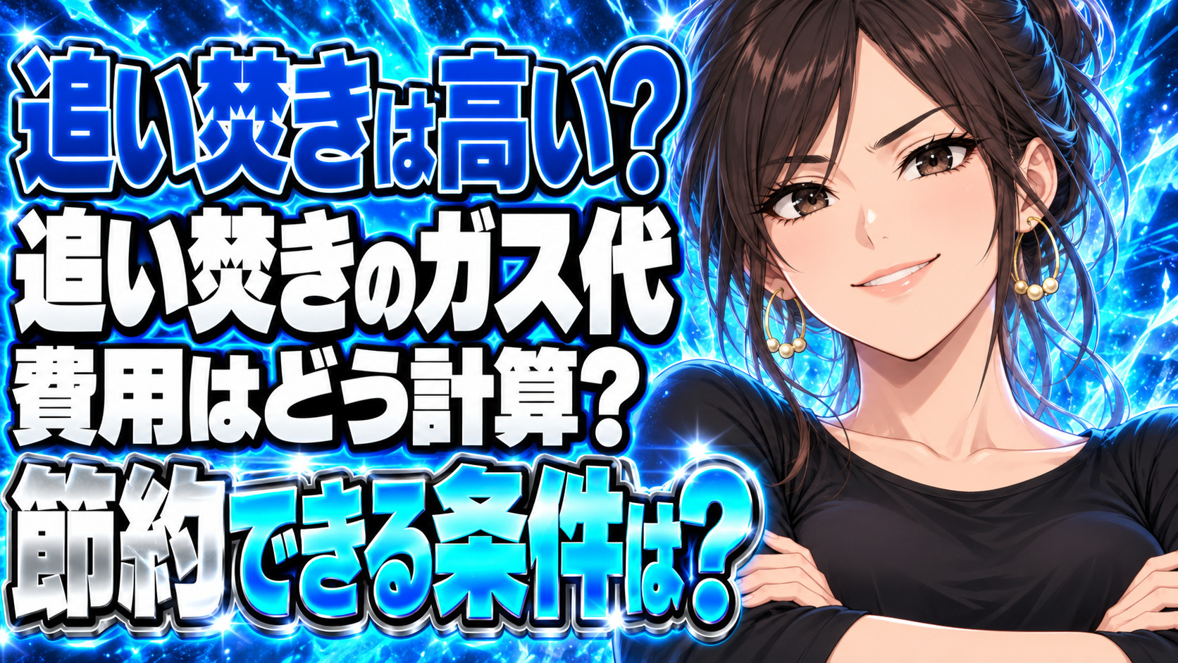 追い焚きのガス代は高い？ガス料金を節約する正しい方法を解説！について説明する女性