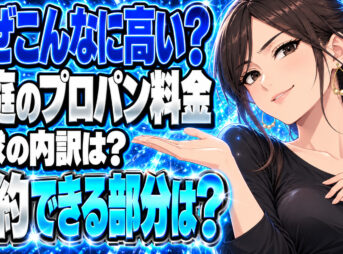 一般家庭のプロパンガス代が高い原因を調査！効果的な節約方法とは？について説明する女性