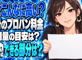 プロパンガスを節約したい！一人暮らしのガス代が高い原因をチェックについて説明する女性