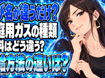 プロパンガスと都市ガスとLPガスと天然ガスの違いをチェック！について説明する女性