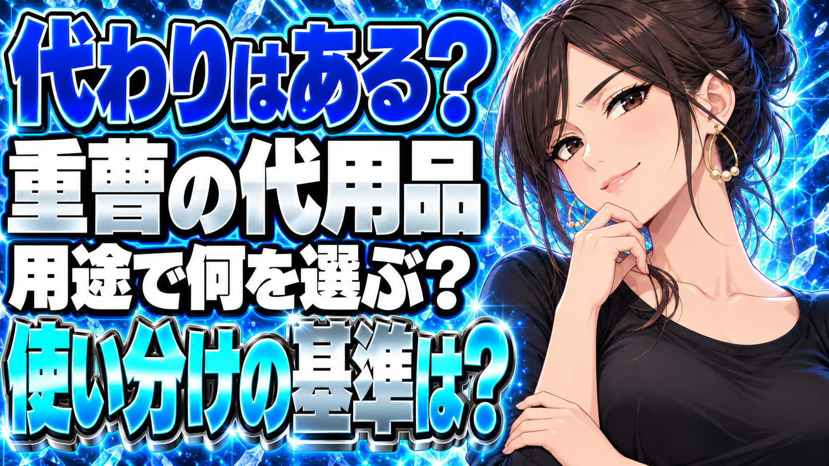 重曹の代用品をチェック！目的に合わせた代わりのアイテムを解説！について説明する女性