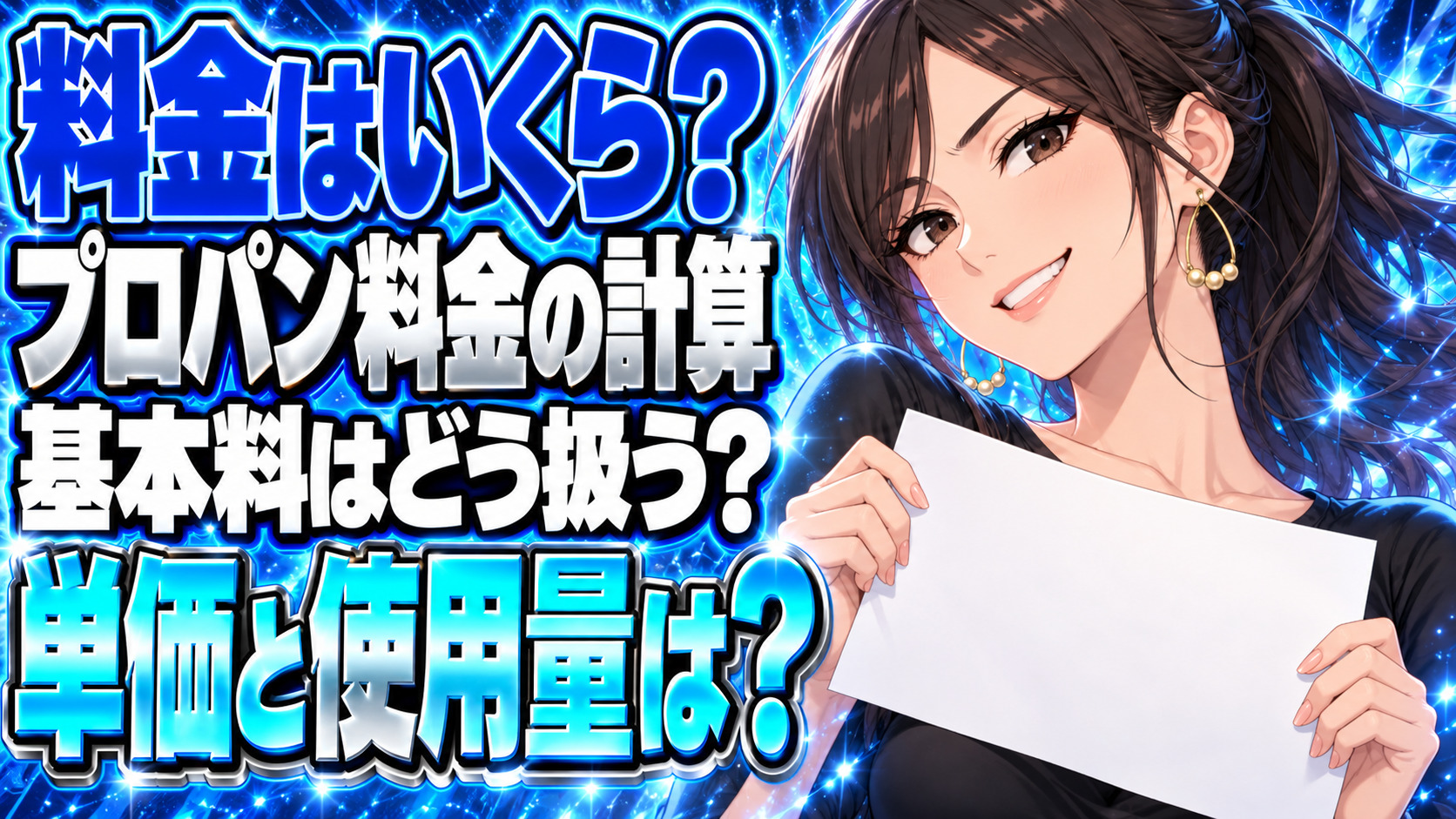 プロパンガスの料金を計算する方法をわかりやすく解説！について説明する女性