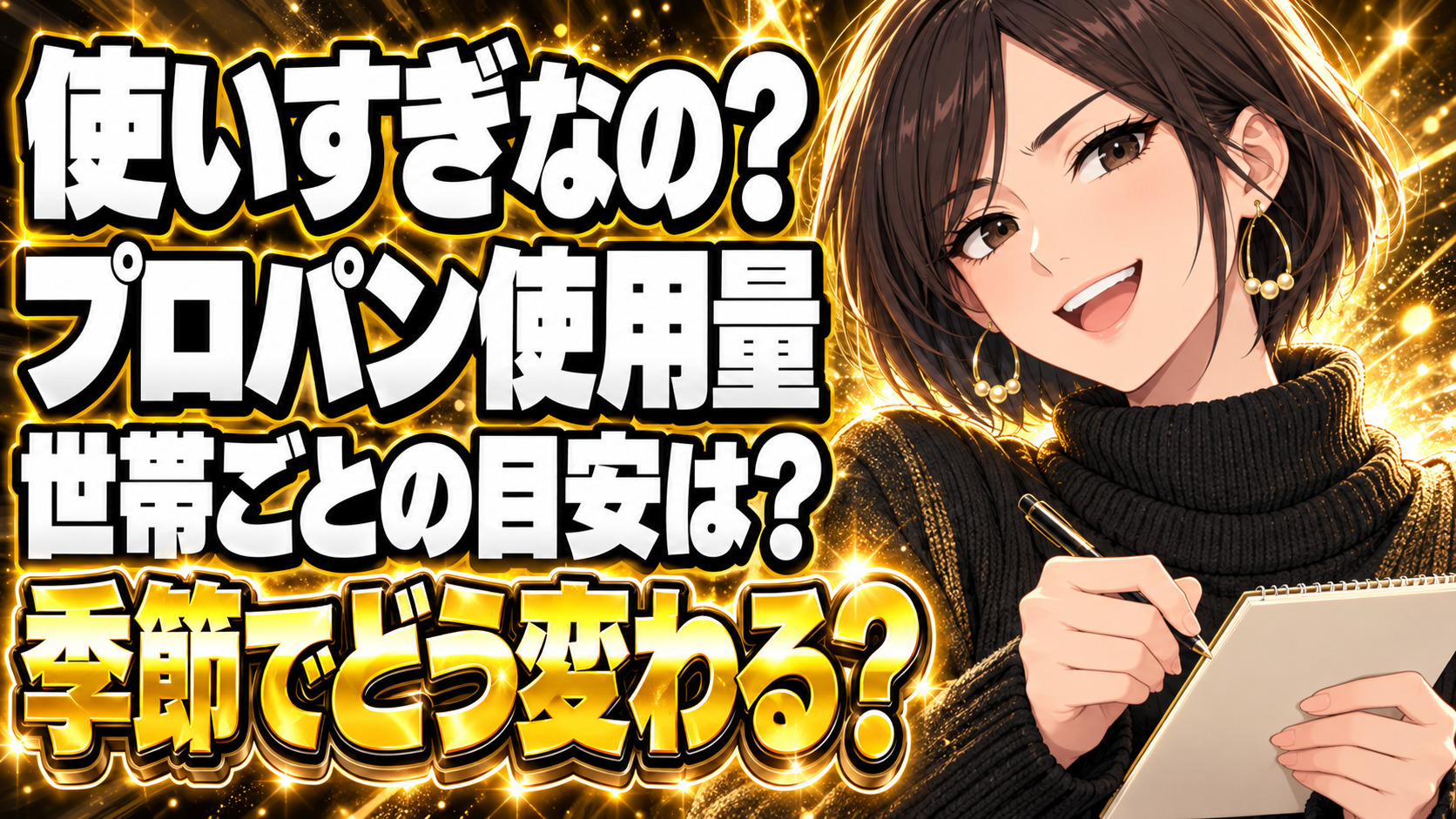 プロパンガス使用量の目安を具体例を交えてわかりやすく解説！