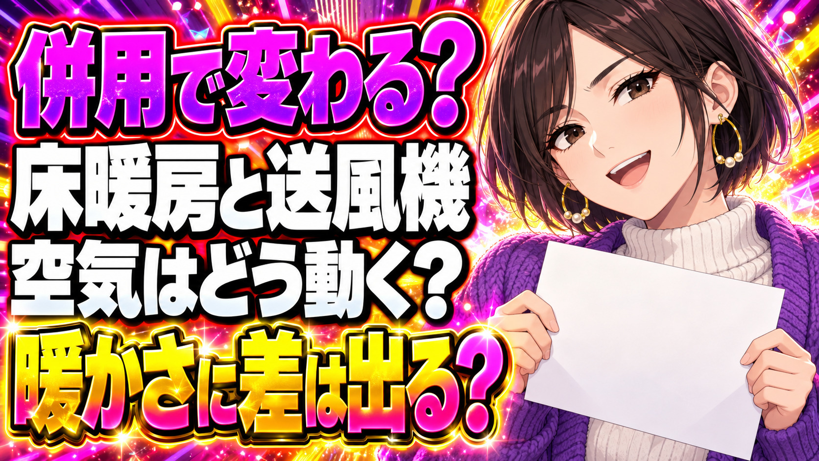 ガス床暖房にサーキュレーターや扇風機を組み合わせて効果はある？